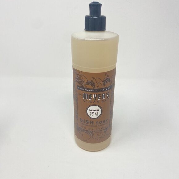 Mrs. Meyer's Clean Day 3 Dish Soap Fall Edition 16 Fl Oz Acorn Spice Scent - Picture 4 of 6